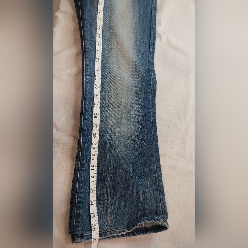 Diesel Industry Straight Leg Blue Denim Jeans Men’s Size 30x29 Distressed - Picture 12 of 16